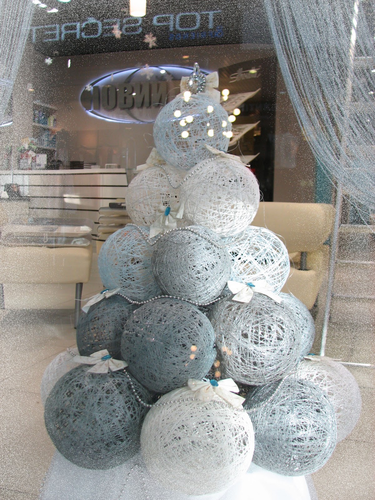Красивые шарики на новогоднюю елку своими руками